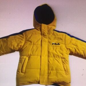 Fila Yellow Puffer Jacket